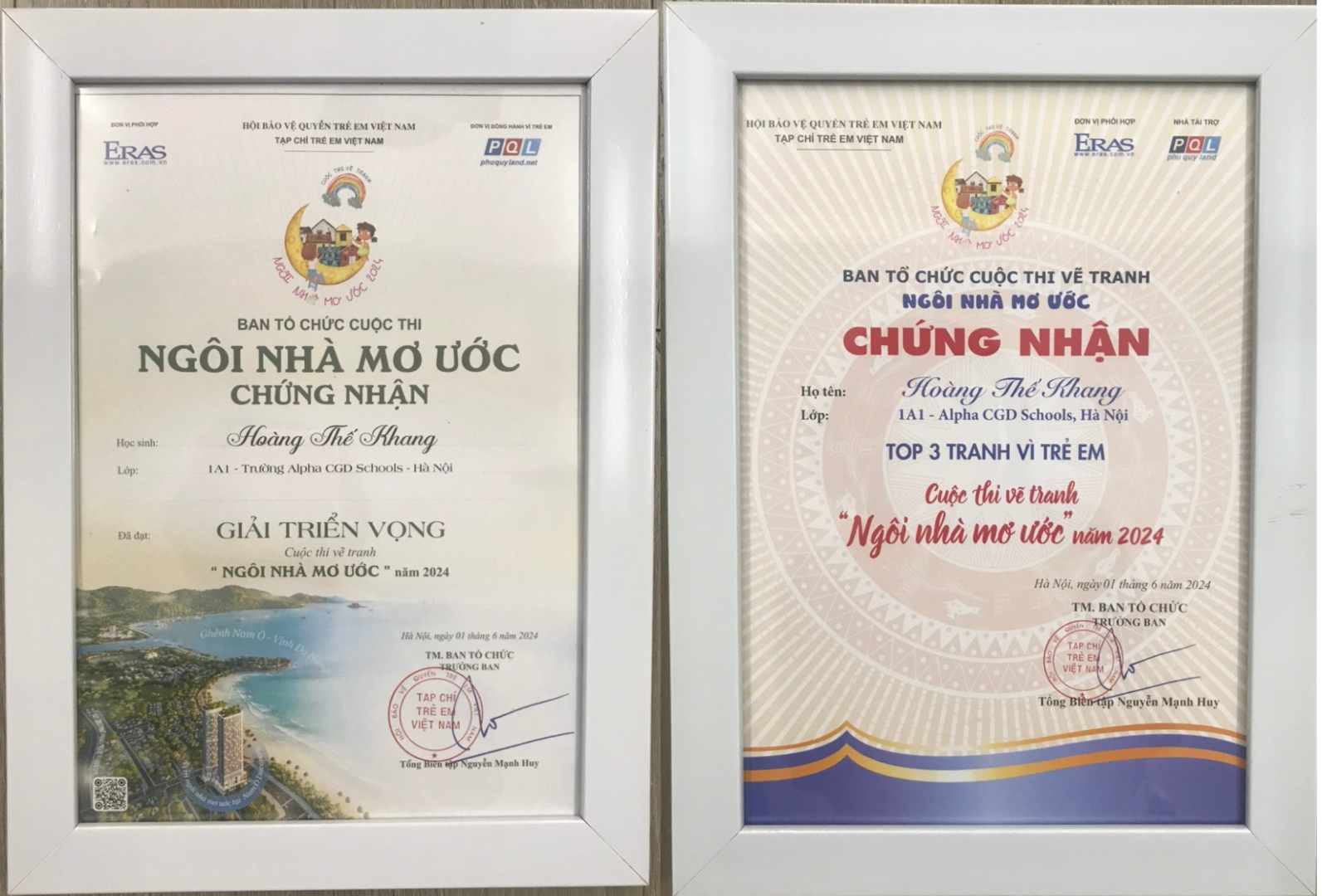 Giải thưởng vẽ tranh ngôi nhà mơ ước